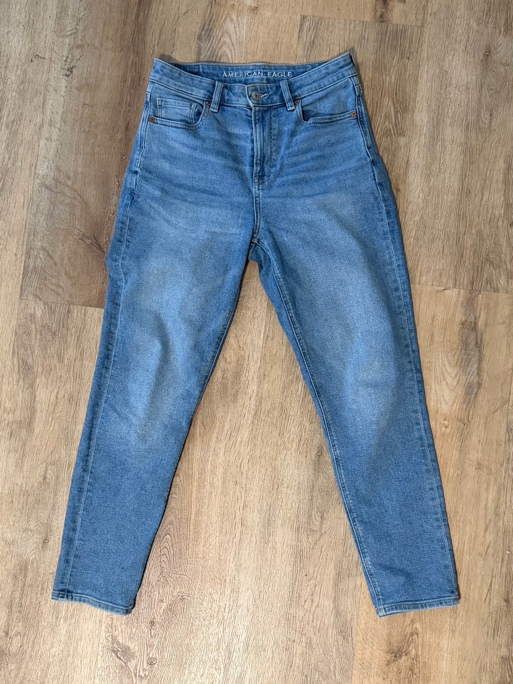 Denim Straight Leg Jeans